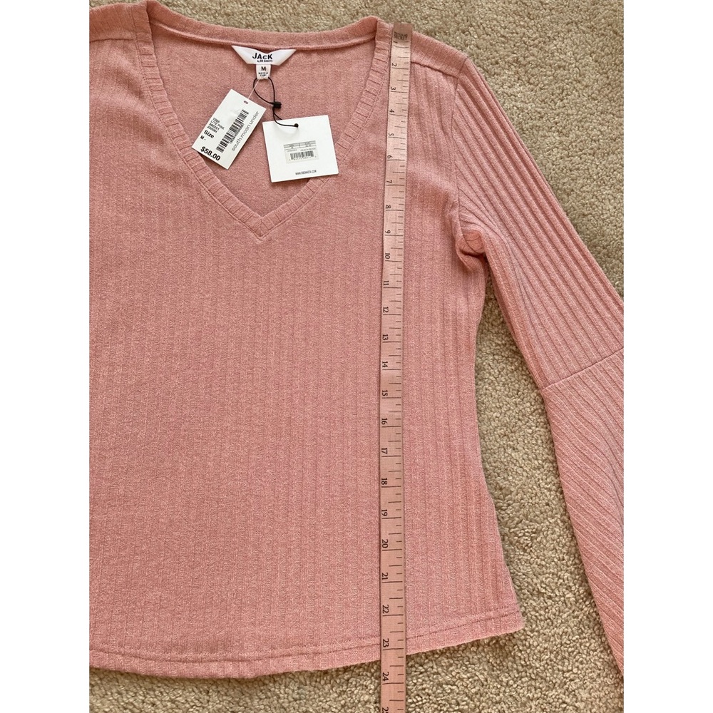 NWT Jack By BB Dakota Irish Goodbye Top in Peach Beige - Picture 6 of 10